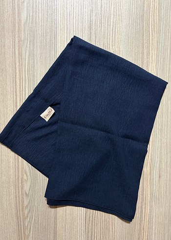 Lacivert Keten Kadın Şal - Görsel 2