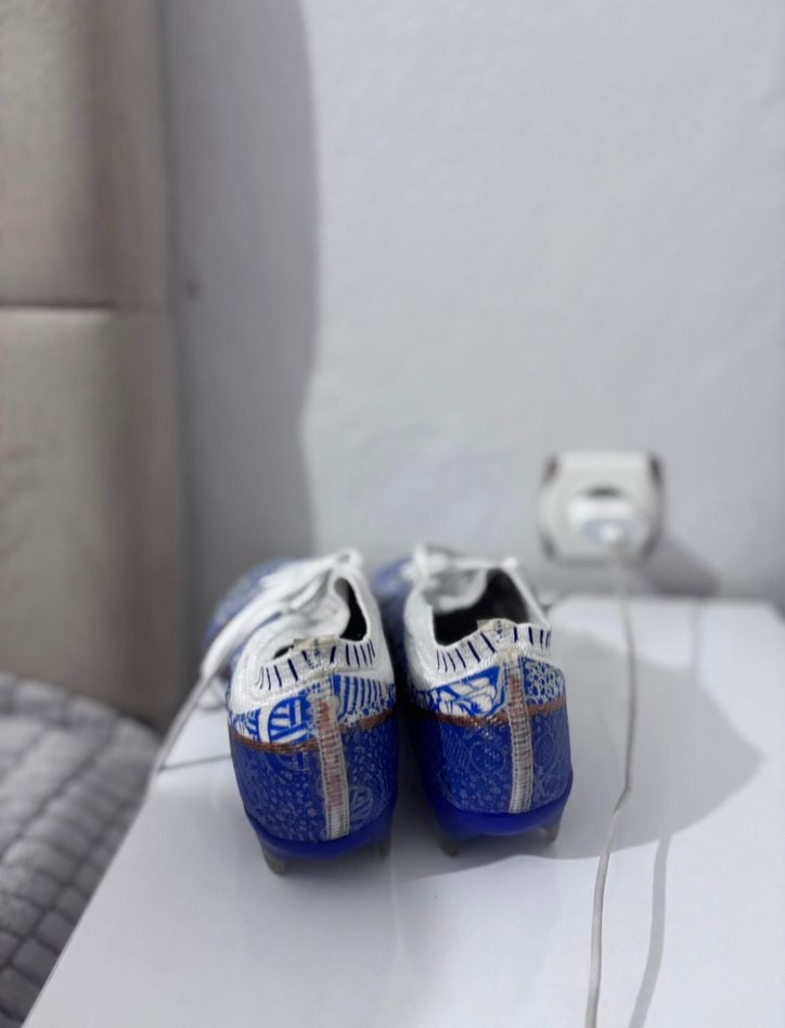 Seramik Baskılı Bağcıklı Erkek Futbol Ayakkabısı - Görsel 4