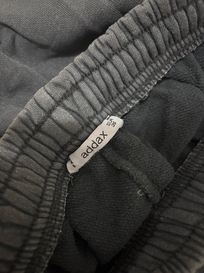 Kadın Gri Rahat Kesim Fermuarlı Eşofman Altı - Görsel 3