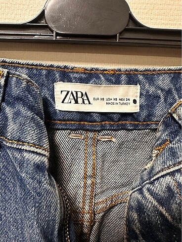 xs Beden lacivert Renk Zara Denim etek yüksek bel maxi