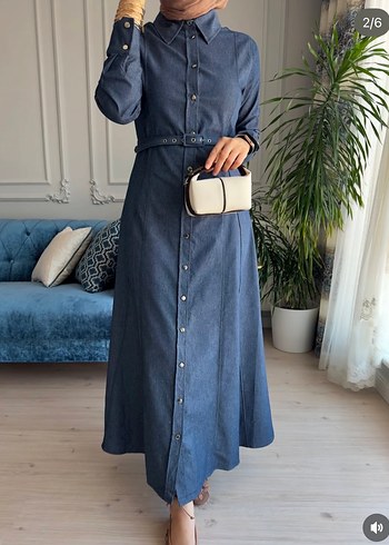 Yeni sezon kot elbise pakette - Görsel 3