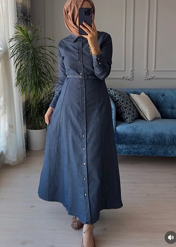 Yeni sezon kot elbise pakette - Görsel 2