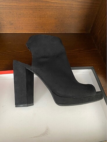Süet Topuklu Ayakkabı H&M - Görsel 6