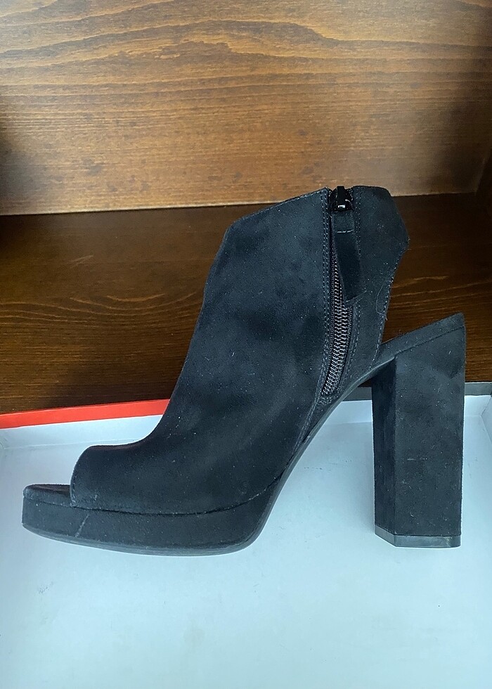 Süet Topuklu Ayakkabı H&M - Görsel 5