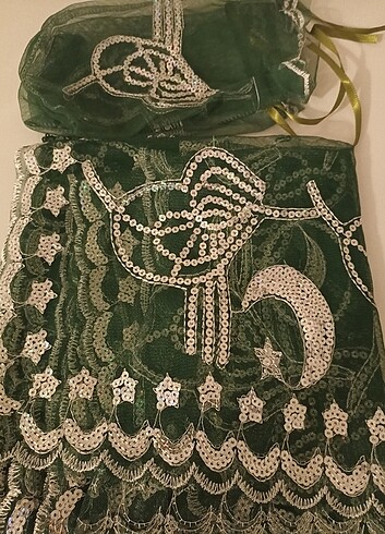 Damat örtüsü ve eldivenleri 
