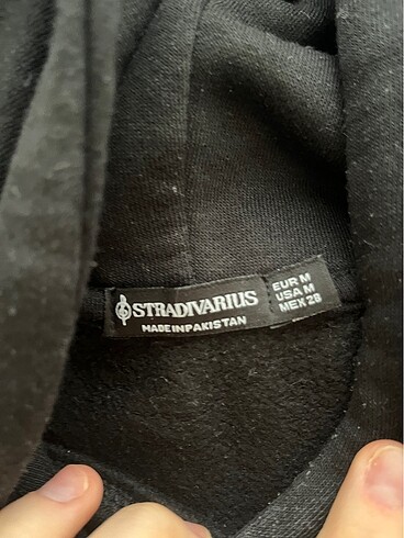 Stradivarius siyah sweatshirt
