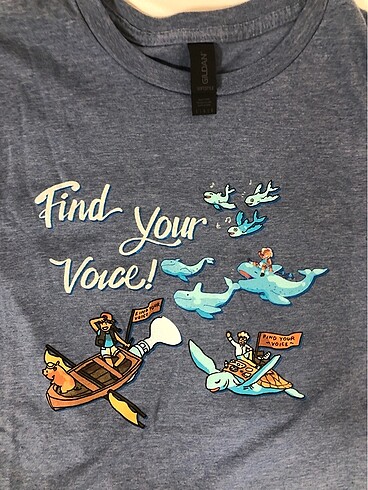 Diğer Vintage L beden tişört ?find your voice
