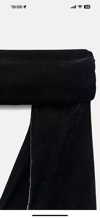 Zara Zara fular detaylı kadife top