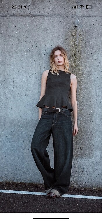 Zara peplum üst