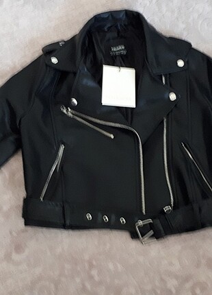 s Beden siyah Renk Pull and bear deri mont