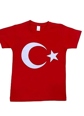 Türk Bayrağı Çocuk T shirt 
