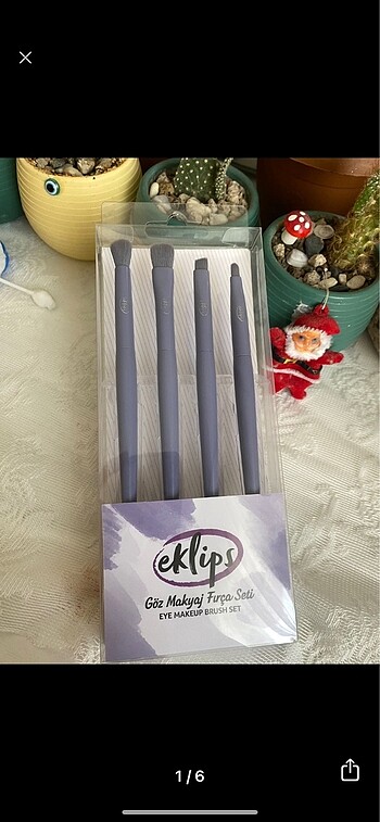 Eklips göz makyajı fırça seti