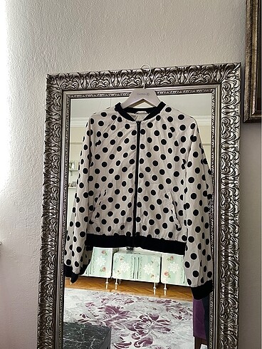 H&M puantiyeli ceket
