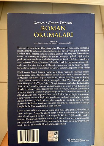  Beden Servet-i Fünûn Dönemi Roman Okumaları