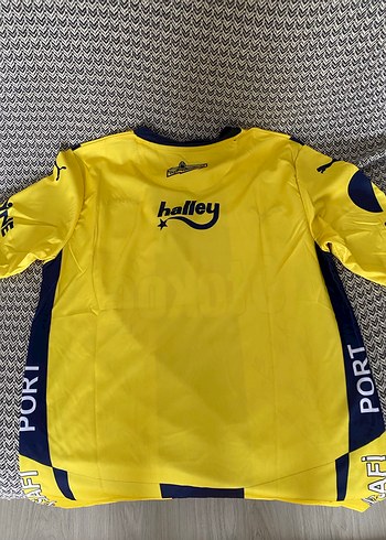 Sarı Lacivert Erkek Spor Forması Otokoc Baskılı - Görsel 4