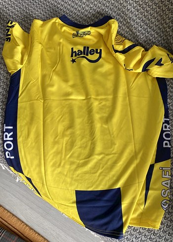 Sarı Lacivert Erkek Spor Forması Otokoc Baskılı - Görsel 3