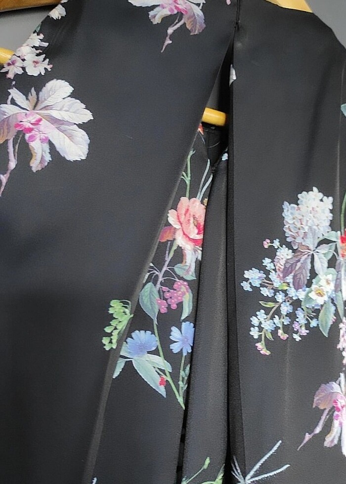 Mango Saten Elbise - Görsel 2