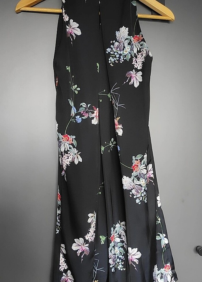 Mango Saten Elbise - Görsel 3