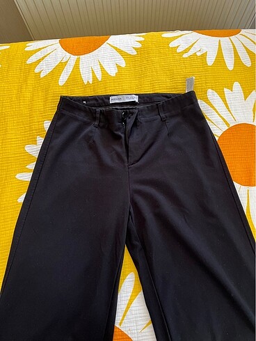 Bershka kumaş pantolon palazzo/wide leg
