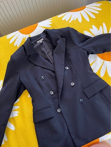 xl Beden H&M bele oturan blazer ceket