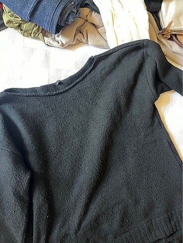 l Beden Trendyolmilla kayık yaka triko kazak