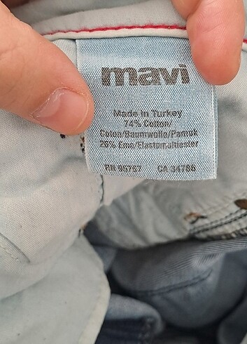 30 Beden Mavi bol paça pantolon