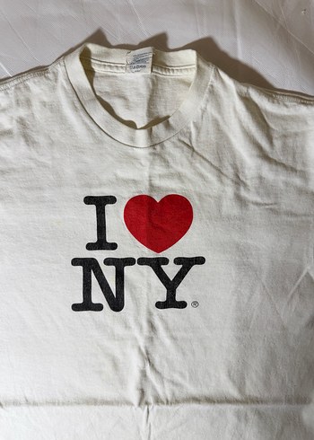 I Love NY Beyaz Tişört - Görsel 2