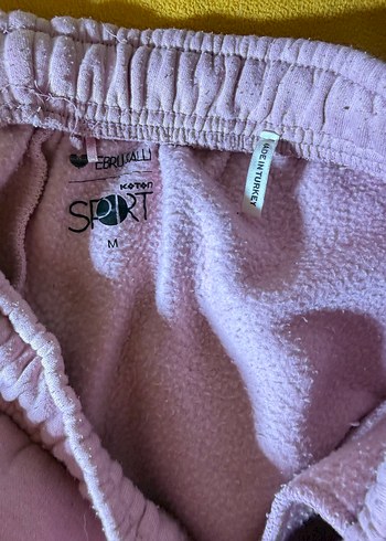 Pembe Rahat Kesim Kadın Eşofman Altı - Görsel 2