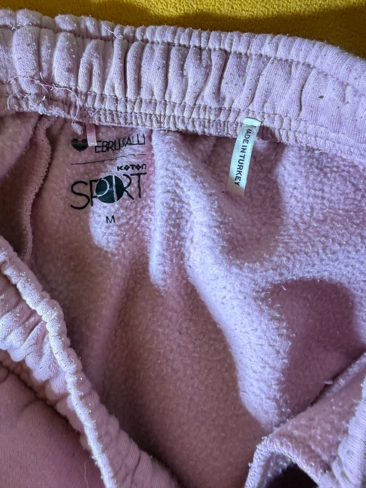 Pembe Rahat Kesim Kadın Eşofman Altı - Görsel 2