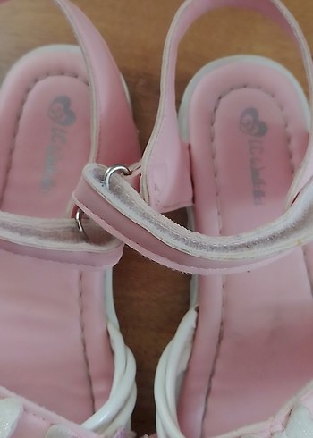 Kız Çocuk Pembe Kelebekli Tokalı Sandalet - Görsel 3