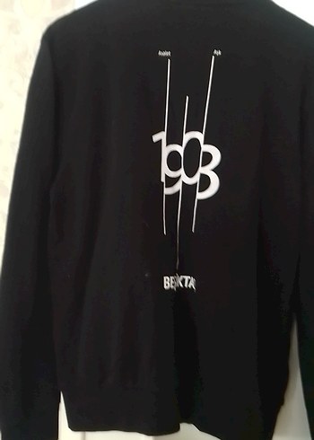 Siyah Fermuarlı Kadın Sweatshirt - Görsel 2