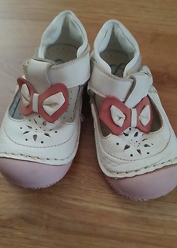 Kız Bebek Beyaz Tokalı İlk Adım Ayakkabısı - Görsel 3