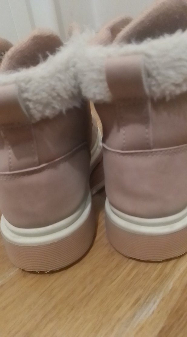 Bej Süet Bağcıklı Kız Botu - Görsel 4