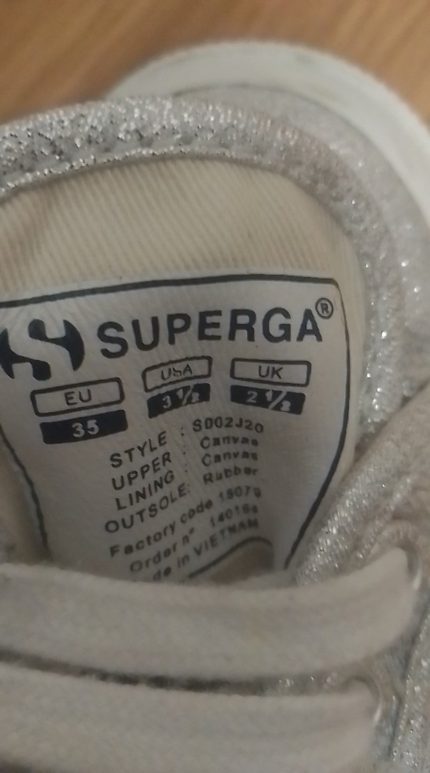 Beyaz Parlak Simli Kadın Spor Ayakkabı - Görsel 3