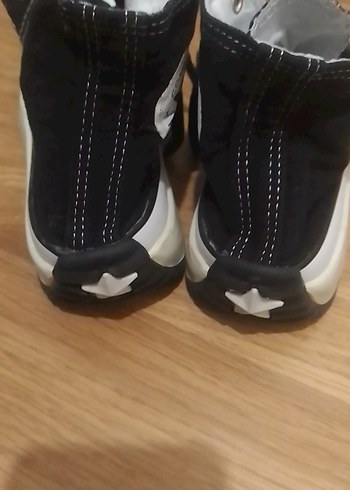 Kadın Siyah Kalın Tabanlı Spor Ayakkabı - Görsel 2