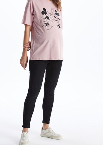 Siyah Rahat Kesim Hamile Pantolonu - Görsel 2