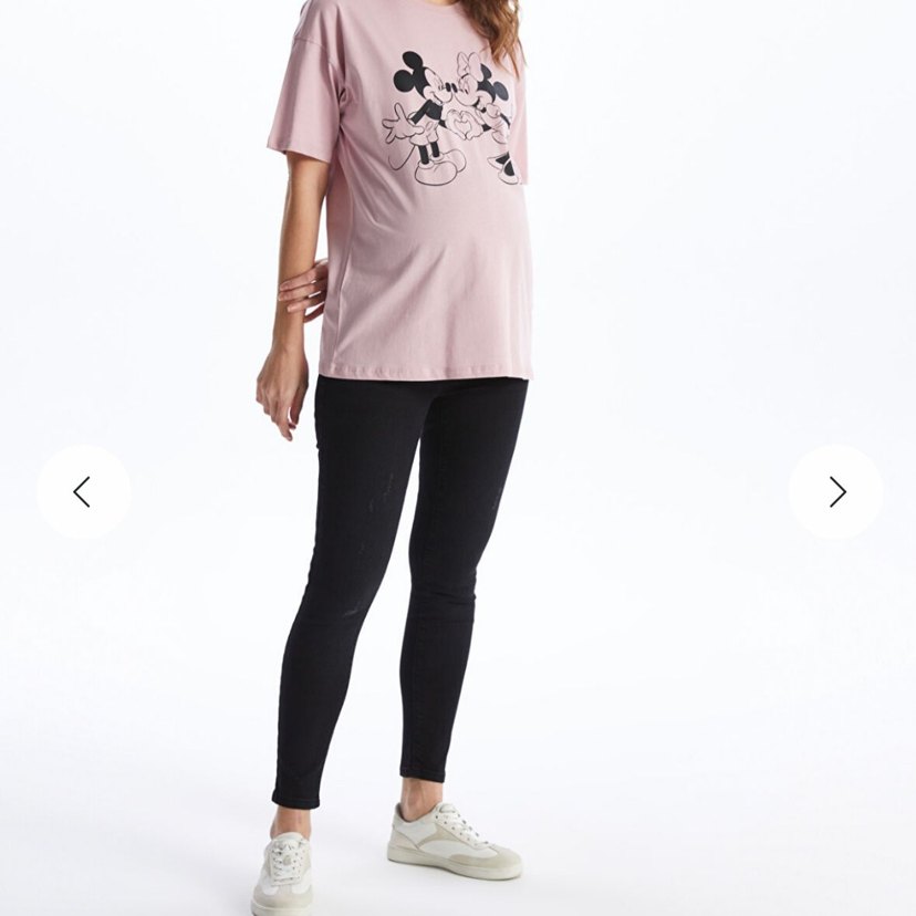 Siyah Rahat Kesim Hamile Pantolonu - Görsel 2