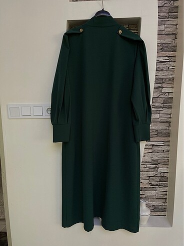 Zümrüt yeşili kap-trençkot - Görsel 6
