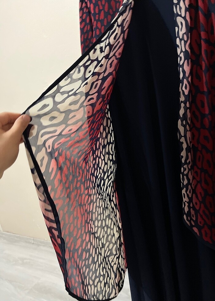 Leopar desenli elbise - Görsel 4
