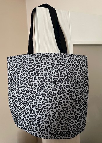 Gri Desenli Mango Kadın Çanta - Görsel 3