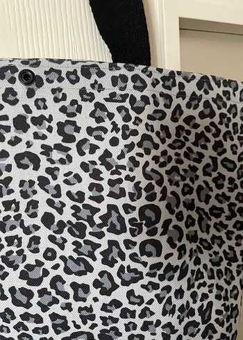 Gri Desenli Mango Kadın Çanta - Görsel 4