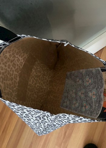 Gri Desenli Mango Kadın Çanta - Görsel 2