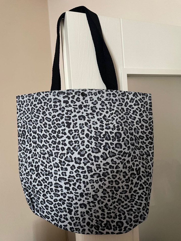 Gri Desenli Mango Kadın Çanta - Görsel 3