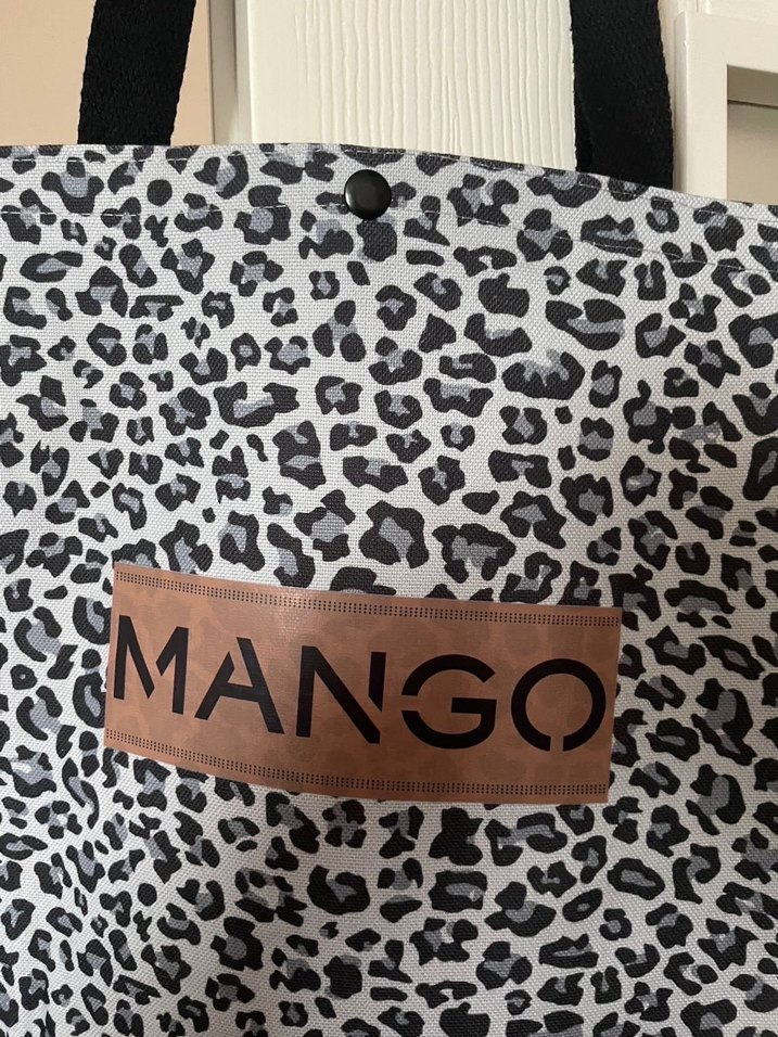 Gri Desenli Mango Kadın Çanta - Görsel 5