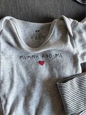 H&M H&M Uzun kollu body set 1-2 AY