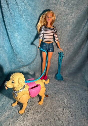  Beden Barbie Köpek Gezdirmesi&Tuvaleti (dwj68)