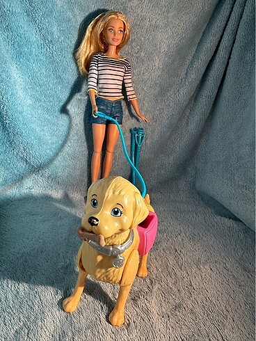 Barbie Köpek Gezdirmesi&Tuvaleti (dwj68)