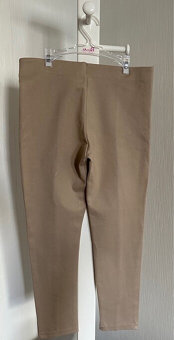 10 Yaş Beden Bej Treggings