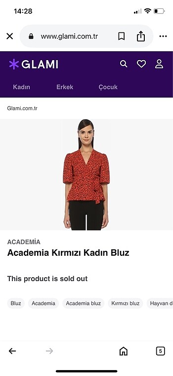 Academia Kadın Bluz