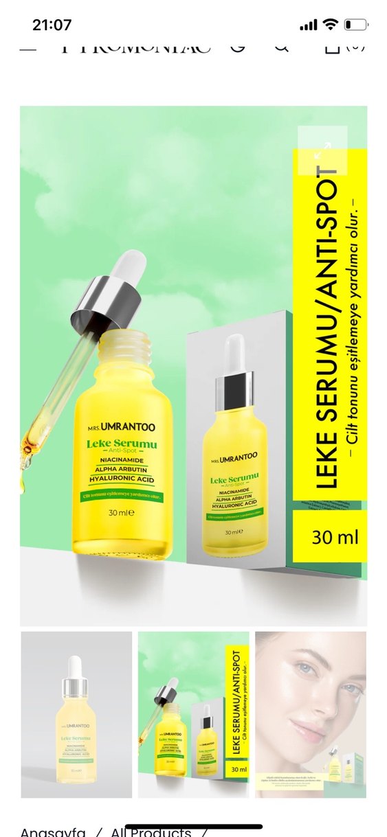 Ümrantoo Leke Serumu - Görsel 2